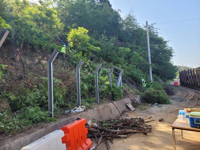 [관급]위임국도 18호선 낙석산사태 위험지구 정비사업