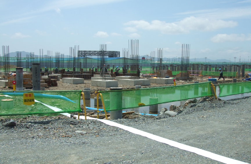 [플랜트]YM-3 Project MCC/CCR Building 토공,철콘공사