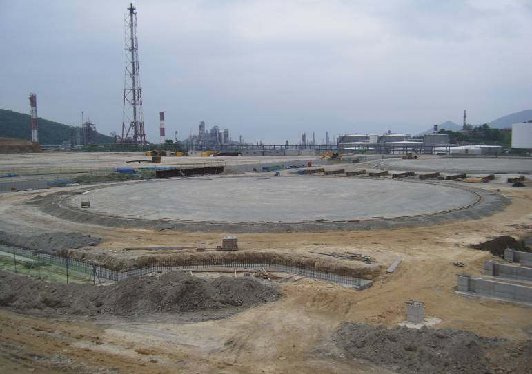 [플랜트] GS칼텍스(주) ULTRA LOW SULFUR DIESEL TANK 토목공사