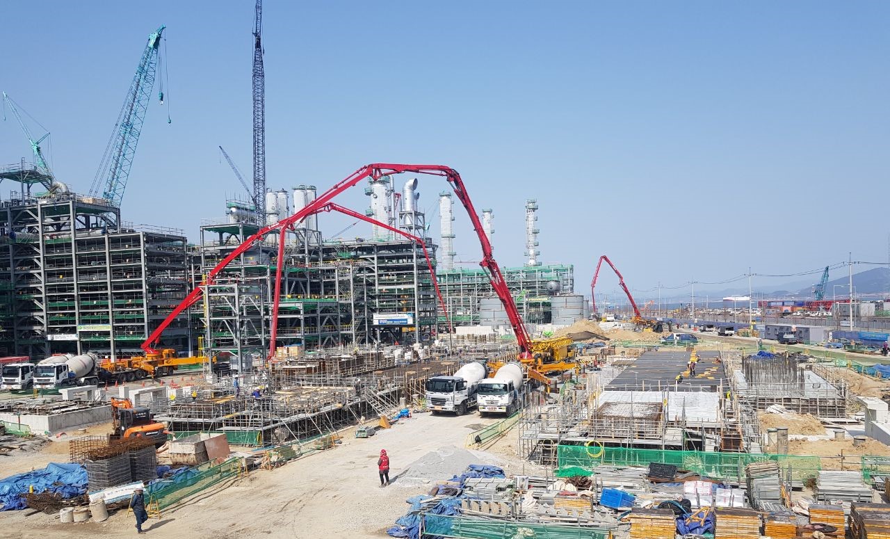 [플랜트]Yeosu NO.2 Complex PJT(전남) 토공및구조물(일반)